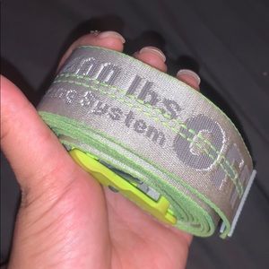 Authentic off white belt